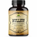 HERBALICIOUS Mullein Leaf Extract for Lungs – Detox polmonare per fumatori e supporto respiratorio – Integratore a base di erbe per la pulizia polmonare, il disintossico e il benessere digestivo – Vegan, Non-GMO, 100 capsule