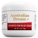 Australian Dream Arthritis Pain Relief Cream - Soothing & Non-Greasy - Potente Artrite Topical Pain Relief - Buono per dolori muscolari o articolazioni - 4 oz Jar