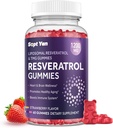 Liposomal NAD Resveratrolo Supplemento Gummies 1200mg con NAD+, Quercetin, TMG, Pterostilbene, Estratto di vino rosso, Antiossidante, Invecchiamento sano, Riparazione cellulare, Energia, Funzione cerebrale - 60 Gummies