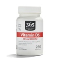 365 da Whole Foods Market, Vitamina D3 2000 IU, 250 ct
