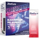 2prima Blackcurrant I All Natural Vegan Pre Workout, Caffeina Free I Clean Energy, Endurance, Recupero I Pre Workout Donne e Uomini I 20 x Individual Packets I Informed Sports Certified