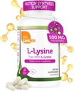 Zahler L-Lysine 500mg, Freeform L-Lysine Supplement, Kosher 60 capsule