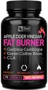 Pillole di gestione del peso dell'aceto del sidro di mela per le donne - Garcinia Cambogia + w. CLA & Green Coffee Bean tè verde