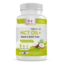 Keto MCT olio capsule con C8 & C10 - Fast Acting Ketosis Brain & Body Fuel for Women and Men - Tutto naturale, Non OGM, Made in USA (1-Month di alimentazione)