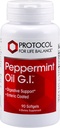 Protocollo Peppermint G.I. - per il supporto sanitario digestivo* - con menta piperita, olio di zenzero e olio di finocchio - Enteric-Coated - Dairy Free & Halal - 90 Softgels