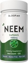 Neem Leaf Capsules 1000mg Powder | Azadirachta Indica Leaf Herbal Supplement | Non-GMO, Gluten-Free | No Artificial Additives | Formula Herbal Tradizionale (120 Count (Pack of 1))