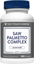 Saw Palmetto Complex 160mg - Supplemento per la salute della prostata, Easy to Swallow Softgels (100 Softgels) di The Vitamin Shoppe