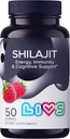 Shilajit Gummies per uomini e donne | 10000mg Pure Himalayan Shilajit Gold con acido Fulvic, 85+ Minerali & Ashwagandha | Gummie energetiche per donne e uomini | Stamina naturale, Focus & Vitality Support –50 Ct