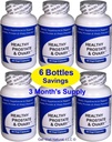 Salute della prostata e dell'ovario (6 bottiglie contenenti un totale di 540 capsule) - miscela erbacea concentrata - con Crinum Latifolium, Vegan Kosher Caps. Erbe della prostata per il supporto ottimale*