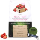Syntrax Native Whey Protein Isolate - Kosher & Halal, Lactose & Gluten Free - Natural Strawberry Cream Flavor - 2 Pounds - con Keychain