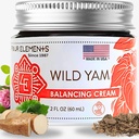 Four Elements 4E Wild Yam Balancing Cream, 2 OZ - 1st Place Winner al 2023 International Herb Symposium for Creams and Salves! Proudly Farmed, Artigianato e Confezionato in WI, USA.