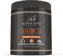 Scudo Allergia Immune Support Supplemento per Cani da Alpha Dog Nutrition - 7 Nutrizione Mushroom Powder Complex + Vitamina C per Boost Immunità - Fino a 60 Serve per Piccoli Cani Razza, 54g