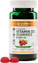 NatureWise Vitamin D3 5000 IU Gummies - Zucchero-Free Misto Berry Flavor - Vitamina D Gummies per Adulti, Supporta Immunità, Muscolo & Bone Forza - Gelatin-Free, Non OGM- 60 Gummies[1-Month Supply]