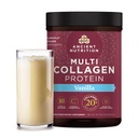 Antica Nutrition Collagen Peptides Polvere, Multi Collagen Protein, Donne & Uomini, Vitamina C, Probiotici, Collage idrolizzato, Supporta la pelle, Giunti, Gut Health, Vanilla, 45 Serve
