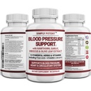 Integratori di supporto per la pressione sanguigna - Cuore sano, Colesterolo, Cardio, Ipertensione, Alta BP - 13 Vitamine & Erbe - Acido Folico, Vitamine C B6 & B12, Hibiscus aglio di foglie di oliva di biancospino, 90 Capsule
