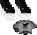(60 Pcs) Minifit Prowax Wax Guards Filtri per apparecchi acustici Oticon,Oticon Minifit Hearing Aids Ricambi Supplies Kit di pulizia Accessori (10 pacchetti)