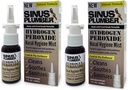 Sinus Plumber Hydrogen Peroxide Nasal Spray 2 Pack - Neutralize Particelle Airborne per Igiene Nasale e Difesa Fredda Immune