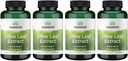 Estratto di foglie di oliva Swanson con 20% Oleuropein - (120 capsule, 500 mg ogni) 4 bottiglie