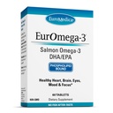 EuroMedica EurOmega-3 - Integratore alimentare con EPA & DHA - Compresse Omega-3 per il sostegno alla salute del cervello e del cuore - Supplemento nutrizionale con acidi grassi essenziali & Peptides - 60 compresse