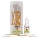 Ci piace Doodles Dog Ear Cleaning Solution Kit | Prevenire Infezioni | Natural | Made in USA | Gocce per cani | Itching, Deordoring, Lieto & Miti infezione (Siero + 25 Swabs)