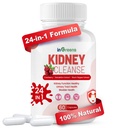 Detox & Repair - Integratore di supporto per reni 24-in-1 con formula a base di erbe per la salute del tratto renale e urinario - Non-GMO, Made in USA, 60 capsule
