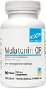 XYMOGEN Melatonin CR - Time Release Melatonin 5mg Supplemento con vitamina B6 - Nighttime + Supporto immunitario - Consegna bifasica Rilascia rapidamente quindi costantemente (90 compresse di rilascio prolungate)
