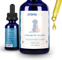 PranaPets Immunity Blend Supplemento per cani e gatti | Aiuta naturalmente a alleviare la fatica e la debolezza negli animali | Promuovere l'energia aumentata, appetito normale & supporto immunitario