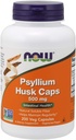 NOW Psyllium Husk 500mg, 200 capsule (pacchetto di 3)