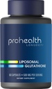 ProHealth Liposomal Glutathione, 500 mg per Serving | Master Antioxidant | Supporta l'invecchiamento sano, la salute cellulare e la disintossicazione | Evidence-Based & Third-Party Tested