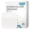 Dimora 20 Confezione Idrocolloid Vestito, Ultra Thin 4" x 4" Grande patch Bandages con autoadesivo