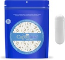Capsuline Size 000 - Capsule bianche vuote bianche colorate Gelatin - 10000 Count - Capsule Pillole Gel Vuoti - Riempimento Pillola Bovina Pura fai da te - Cappotti vuoti - Certificato Kosher e Halal - Certificato non OGM