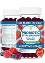 Gummie Probiotiche - 5 miliardi di CFU, Vegan, Non OGM, Gluten-Free - Supporto Digestivo e Immune per Donne & Uomini - 60 Gummies Masticabili