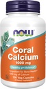 NOW Coral Calcium 1000mg, 100 capsule (pacchetto di 2)