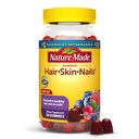 Pelle e chiodi per capelli naturali con Biotin 2500 mcg, Integratore alimentare per capelli sani, Supporto per pelli e unghie, 150 Gummies, 75 Day Supply