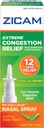 Zicam Extreme Congestion Relief No-Drip Liquid Nasal Spray con Soothing Aloe Vera, 0.5 Ounce (Pack of 2)