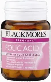 Blackmores Viltamins acido folico per le donne che sono pronte ad avere un bambino 90 compresse. [Free for You Beauty Gift]