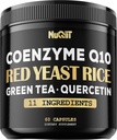Red Yeast Rice 13500mg Green Tea 4500mg Quercetin 4500mg Supplemento & More - Support Heart Health, Immune System & Body Balance - 60 capsule