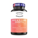 Thomas' all-natural Remedies Myo Inositol Supplement & D-Chiro Inositol Blend Supplemento con Folate e Vitamina D3, 40 a 1 Ratio, Non OGM, Nessun Filler, CoQ10, 90 Vegan Capsule