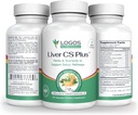 Logos Nutritionals-Liver CS Plus-60 Potente fegato Detox Formula Veggie Caps- Aumentando Glutathione e Abbassando lo stress ossidativo.