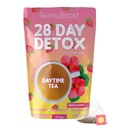 SkinnyBoost 28 giorno Detox Daytime Tea -HIBISCUS BERRY (28 sacchetti di tè) Supporta Metabolismo Boost, Detox, Tutto naturale, Non OGM, Vegan, Keto Friendly