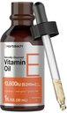 Horbäach Vitamin E Oil | 13,800IU | 1oz | Vegetariano, Non OGM e Gluten Free Formula | Integratore Liquido Naturalmente Sorgente