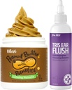 Pet MD Veterinary Tris Ear Flush + il burro di arachidi calmante di Riley per cani