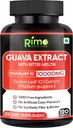 Guava Leaf Extract con Bitter Melon 120 Veg Capsule 1000 mg Per Serving (120 capsule, Guava)