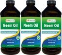 Best Naturals 100% Pure Neem Oil, 100% Cold Pressed e Unrefined - 16 OZ (3 bottiglie)