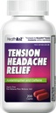 HealthA2Z® Tension Headache Relief | Acetaminophen 500mg | Caffeina 65mg | Pain Reliever Aid | Aspirin Free (200 caplets (Pack of 1))