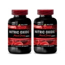 Boost Nitric Oxide - Nitric Oxide 2400mg pompa del muscolo, estrema resistenza - integratori di ossido nitrico, integratori della pompa del muscolo per gli uomini e le donne, pillole di allenamento per gli uomini, la crescita del muscolo - 2 Bot 120 capsule