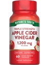 Estratto di Aceto di Sidro di Mele di Verità della Natura | 1200mg | Pillole di rilascio rapido | Non-GMO & Gluten Supplemento gratuito