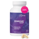 Microbiome Labs Zenbiome Sleep - L Theanine Supplement con Limone Balm Extract & Probiotics con Bifidobacterium Longum - Aiuto Soothe il Gut-Brain Axis a Bedtime (30 capsule)