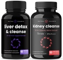 NutraChamps Liver Cleanse Capsule e Kidney Cleanse Capsule 2 Pack Bundle
