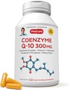 ANDREW LESSMAN Coenzyme Q-10 300 mg 120 capsule - Essenziale per la produzione di energia e la funzione organo chiave ottimale, supporto antiossidante, esaurito da invecchiare, Plus B-Complex. Capsule facili da ingoiare